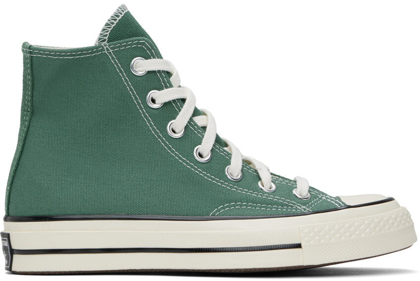 

Кроссовки из парусины Green Chuck 70 Vintage Converse, цвет Admiral elm green/Egret/Black