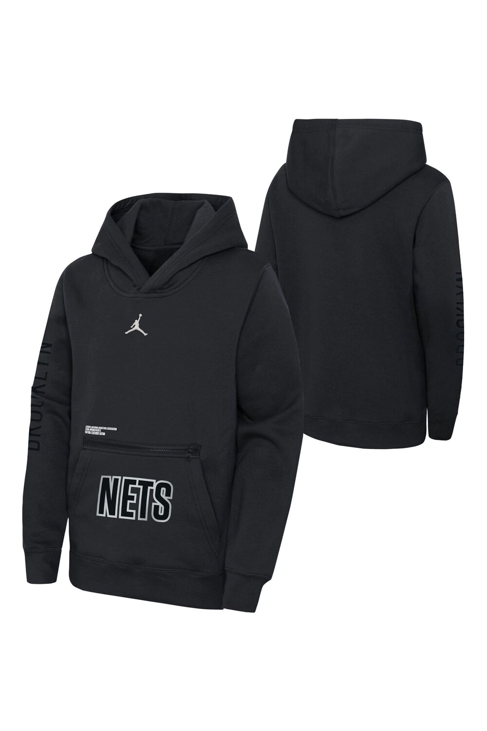 

Худи Brooklyn Nets Jordan Statement сбоку Nike, черный