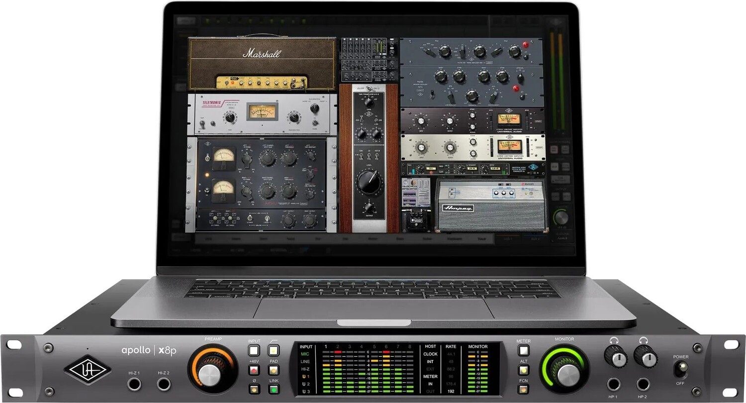 

Универсальный аудиоинтерфейс Apollo x8p 16x22 Thunderbolt 3 с UAD DSP