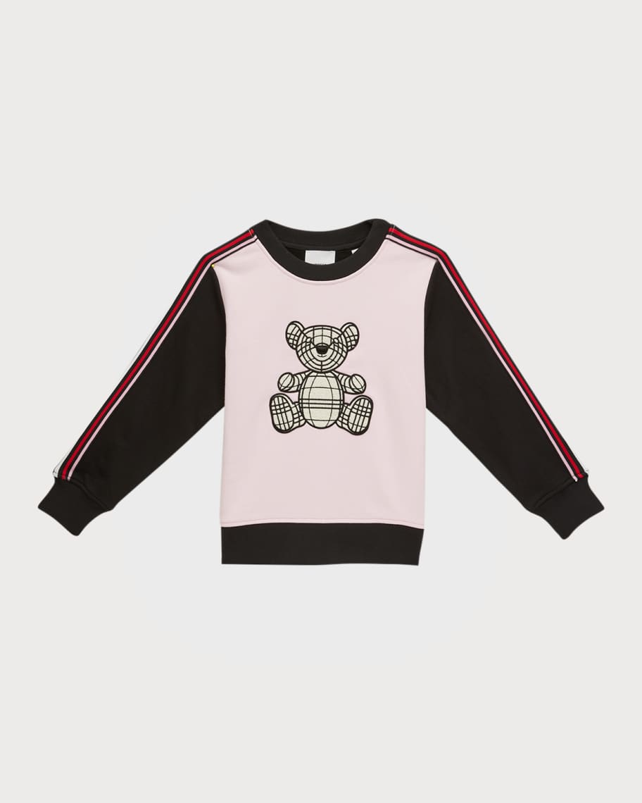 

Свитшот Talbot Bear с аппликацией для девочек, размер 3–14 Burberry