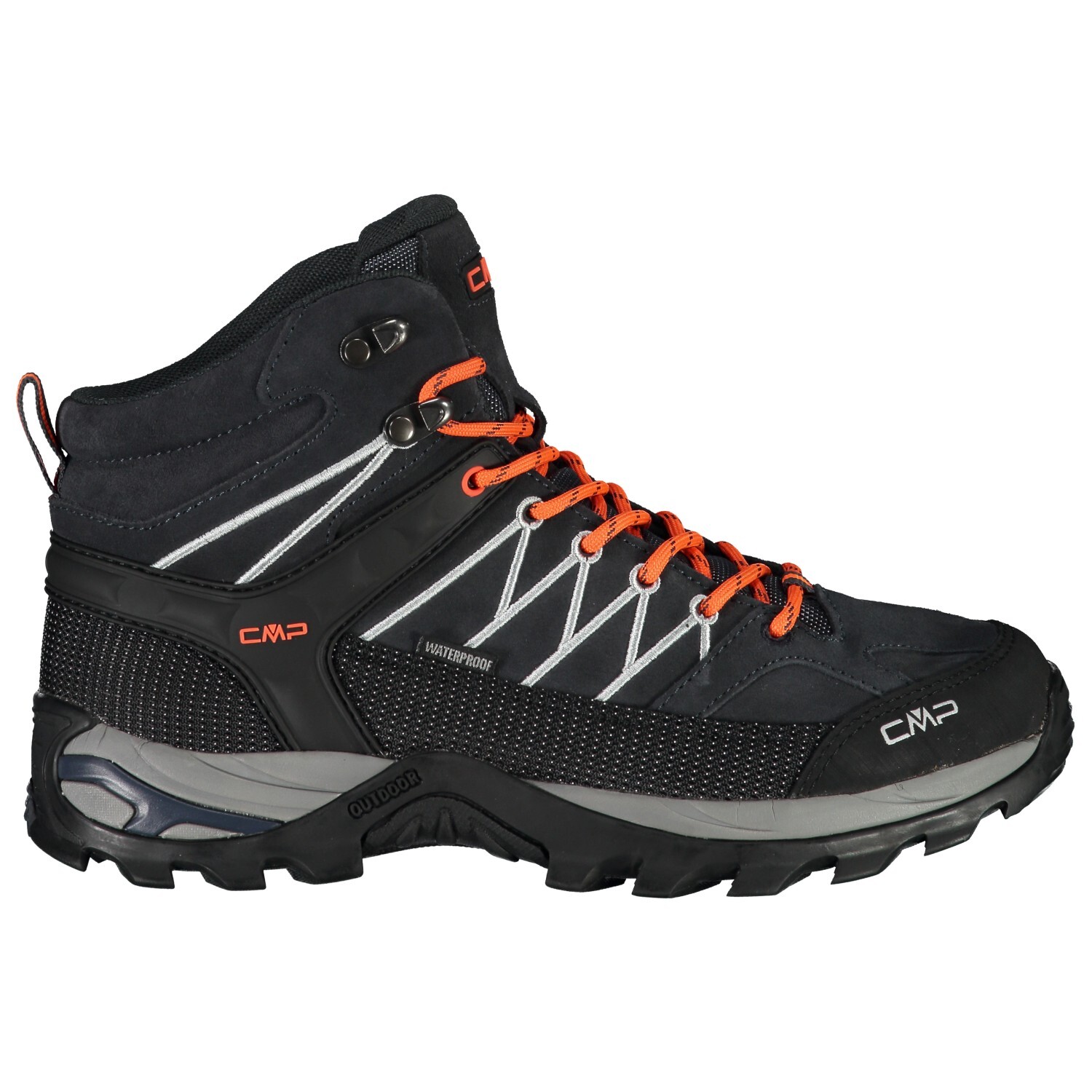 

Ботинки для прогулки Cmp Rigel Mid Trekking Shoes Waterproof, цвет Antracite/Flash Orange