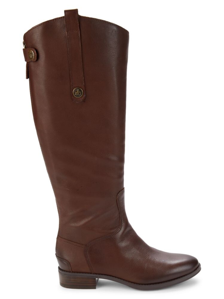 

Кожаные сапоги до колена Penny Sam Edelman, цвет Dark Brown