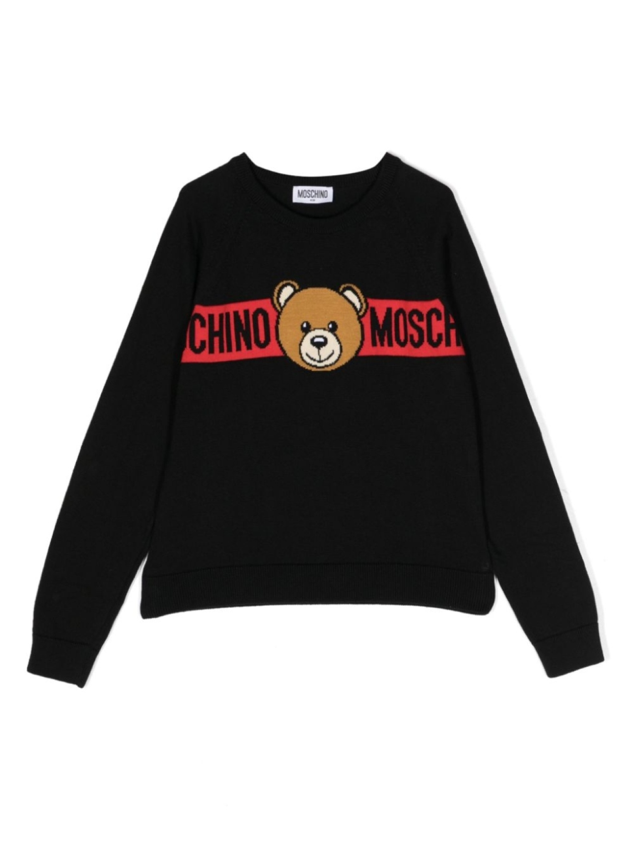 

Джемпер с принтом Teddy Bear Moschino Kids, черный