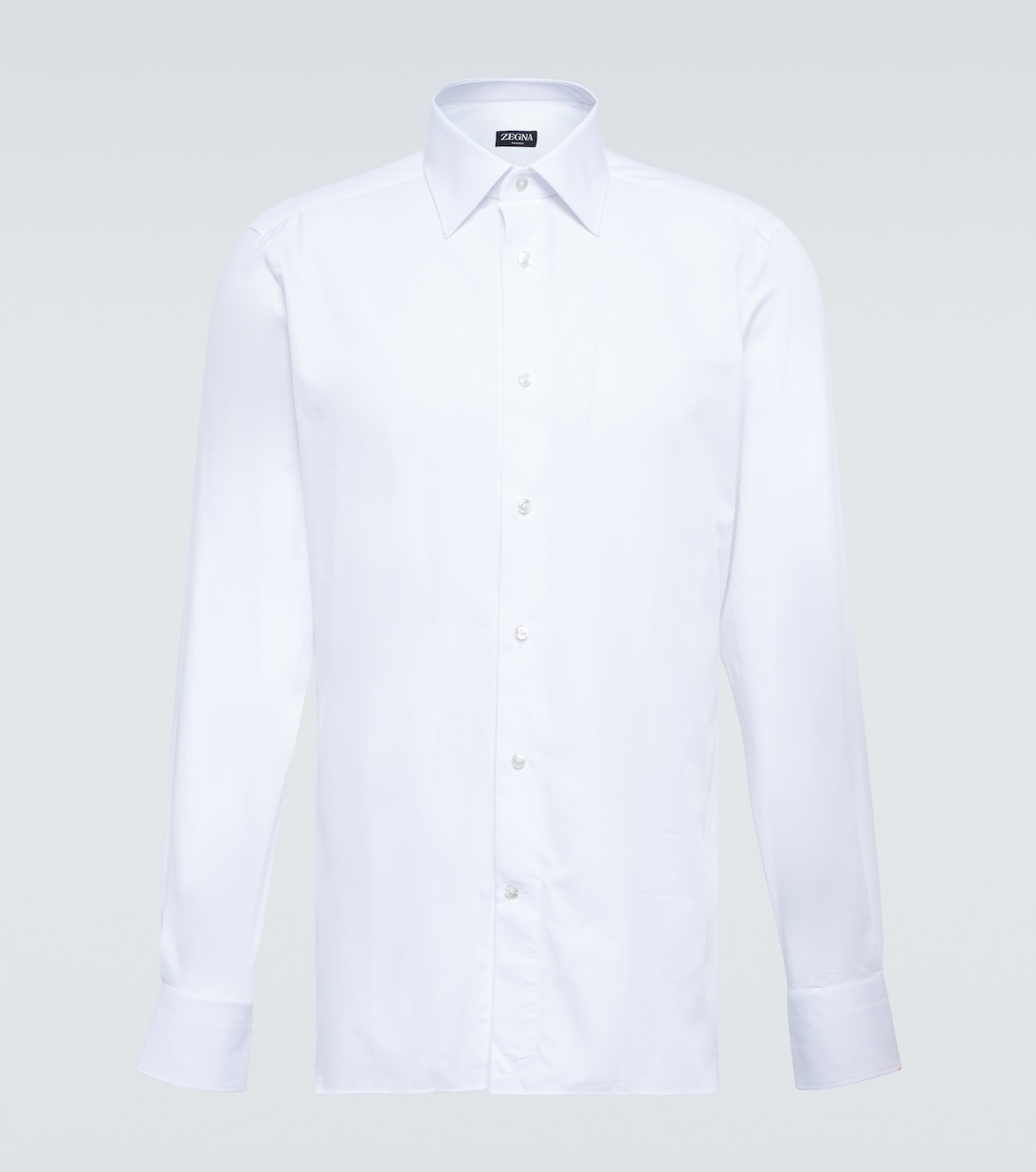 Рубашка Trofeo из хлопка Zegna, белый