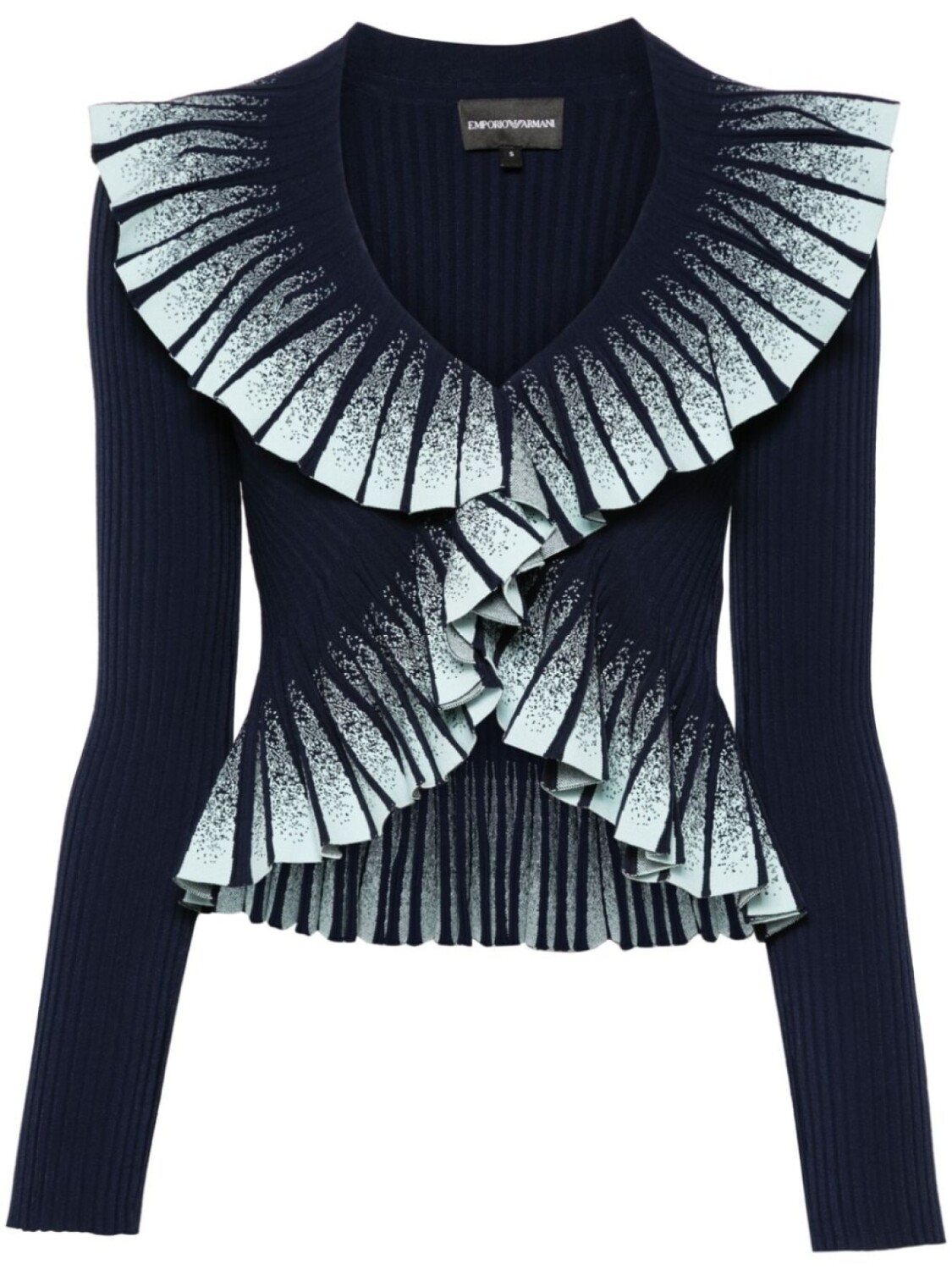

Emporio Armani кардиган с эффектом омбре, синий