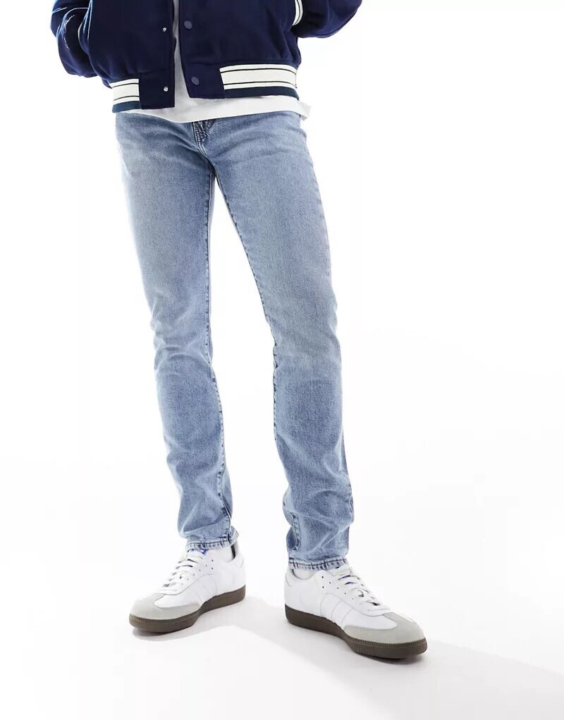 

Голубые джинсы скинни Levi's 510