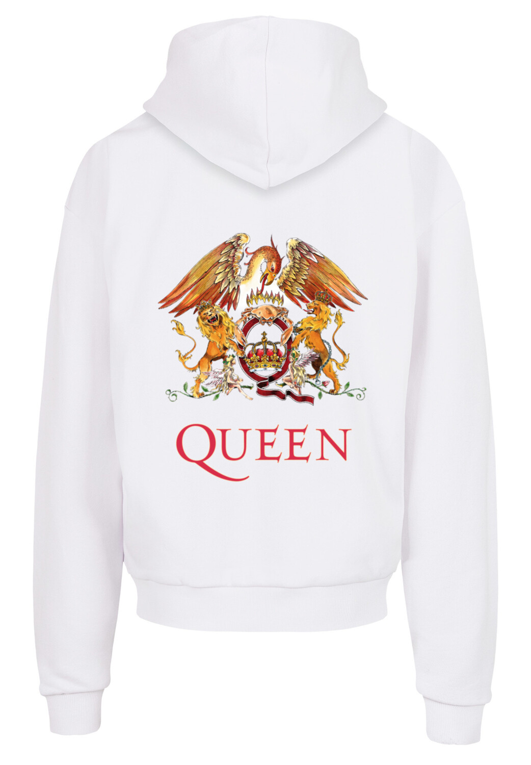 

Пуловер F4NT4STIC Ultra Heavy Hoodie Queen Band Classic Crest Logo, белый