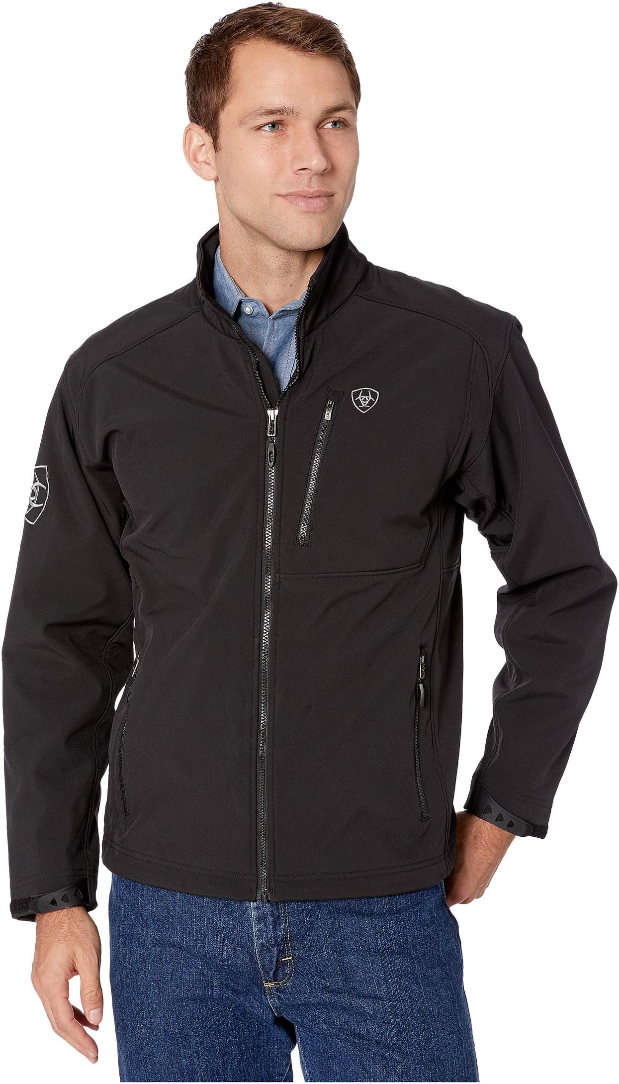 куртка ariat softshell jacket цвет blushing serape Куртка Logo 2.0 Softshell Jacket Ariat, черный