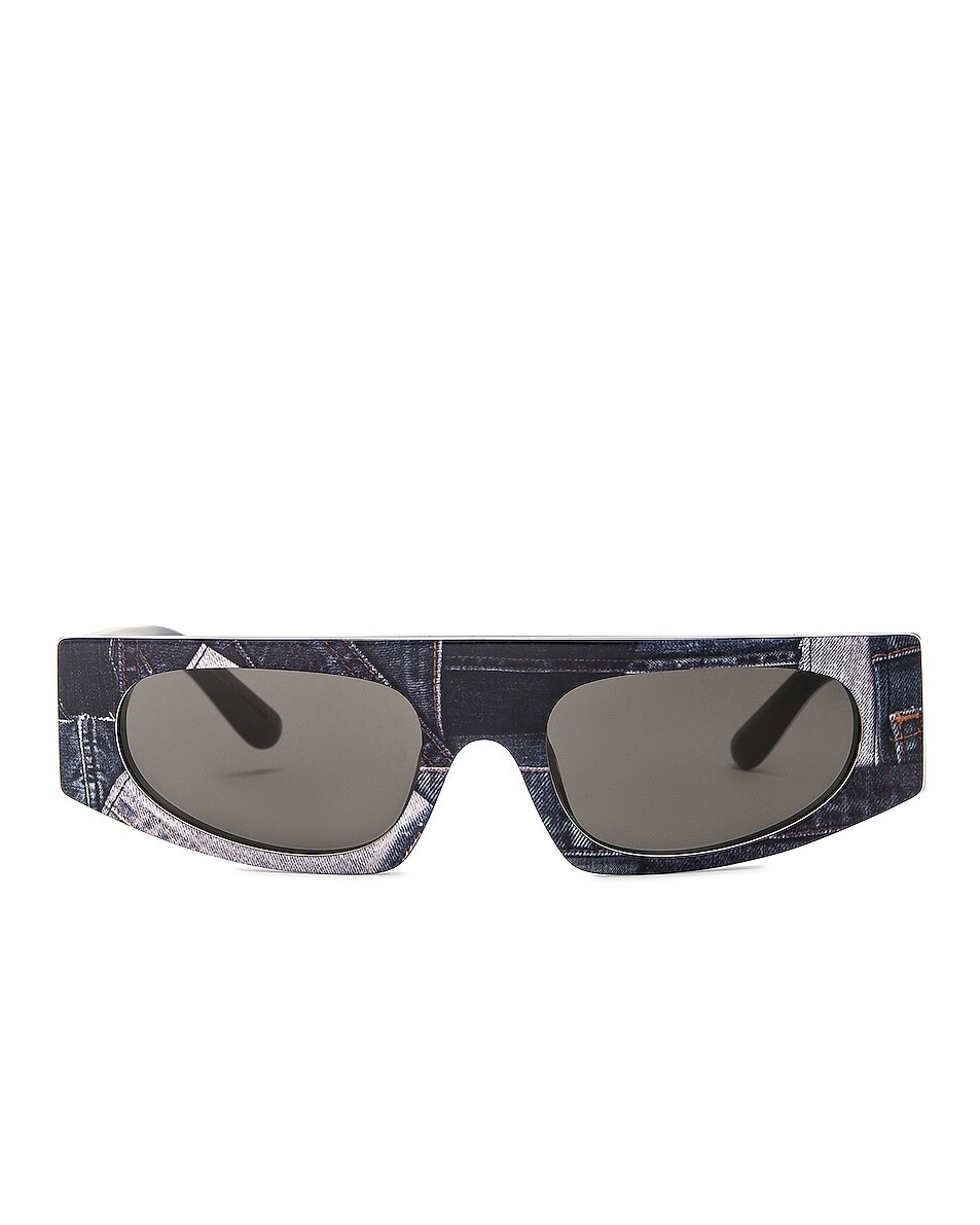 

Солнцезащитные очки Dolce & Gabbana Rectangular, цвет Denim