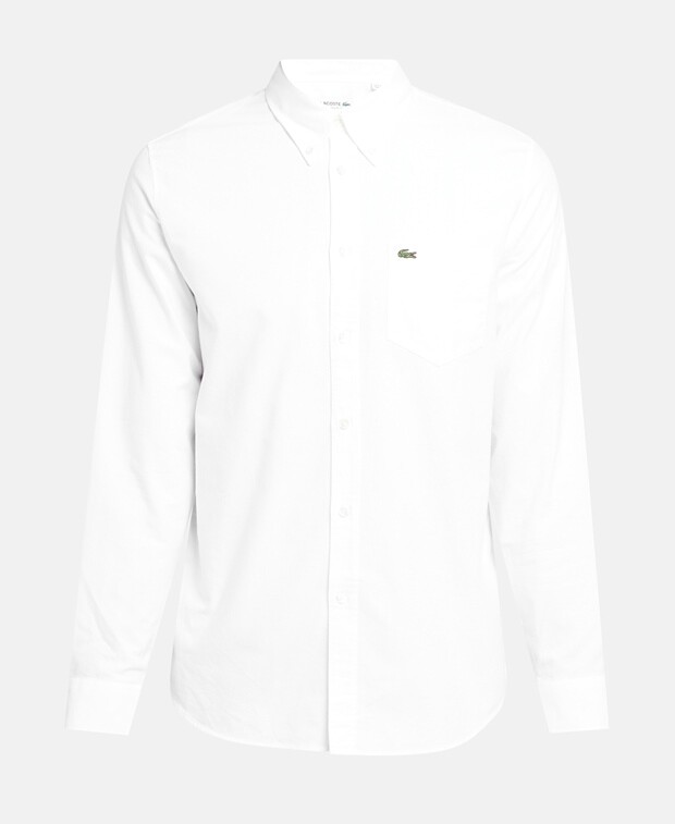 

Рубашка с длинными рукавами – стандартный крой Lacoste, белый