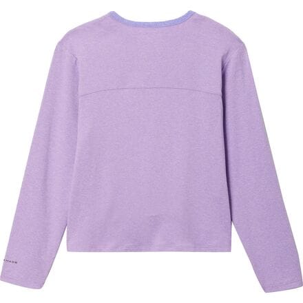 Рубашка с длинными рукавами Tech Trail – для девочек Columbia, цвет Gumdrop/Paisley Purple