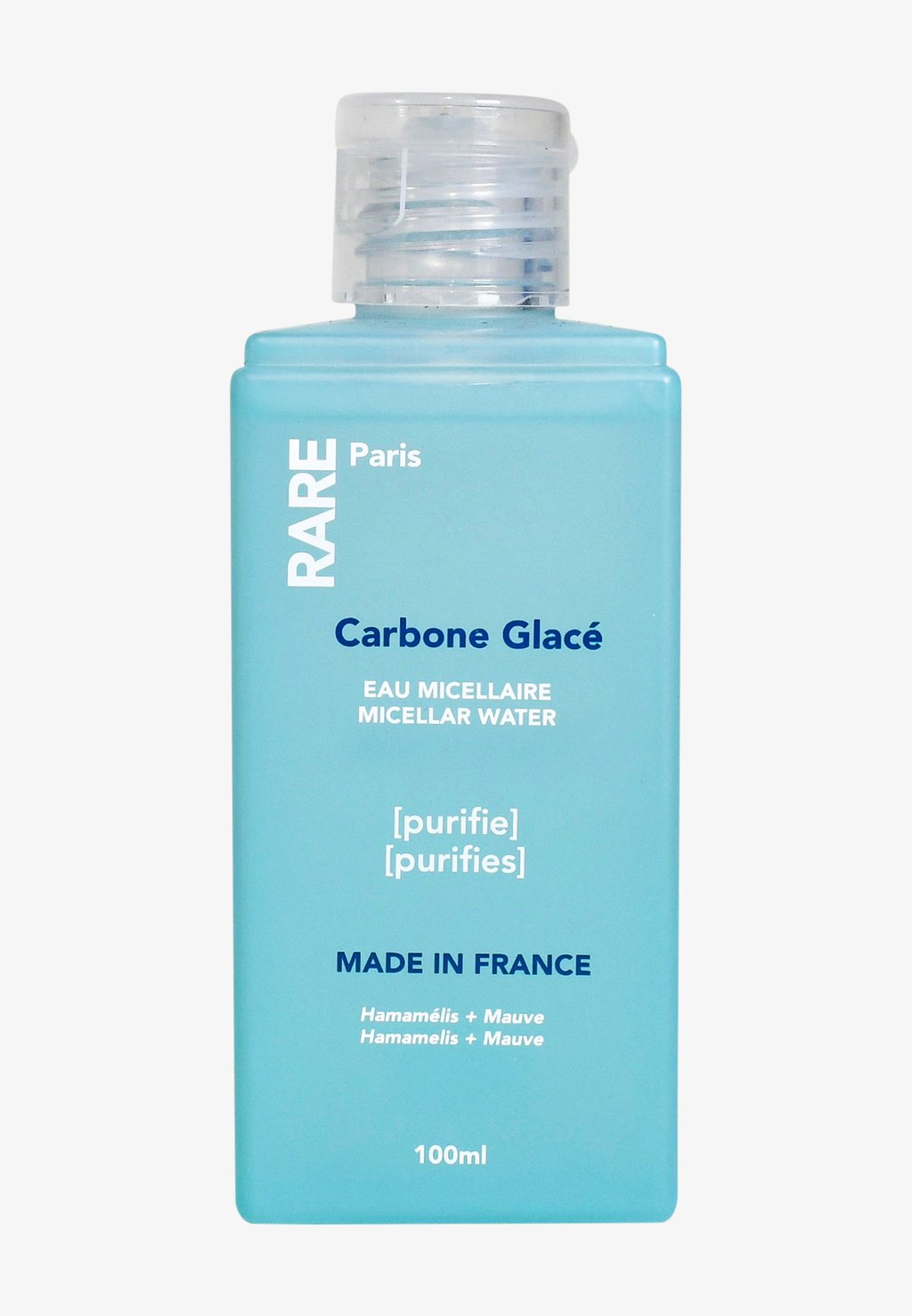 Ночные процедуры Carbone Glace Мицеллярная Вода Rare Paris, синий