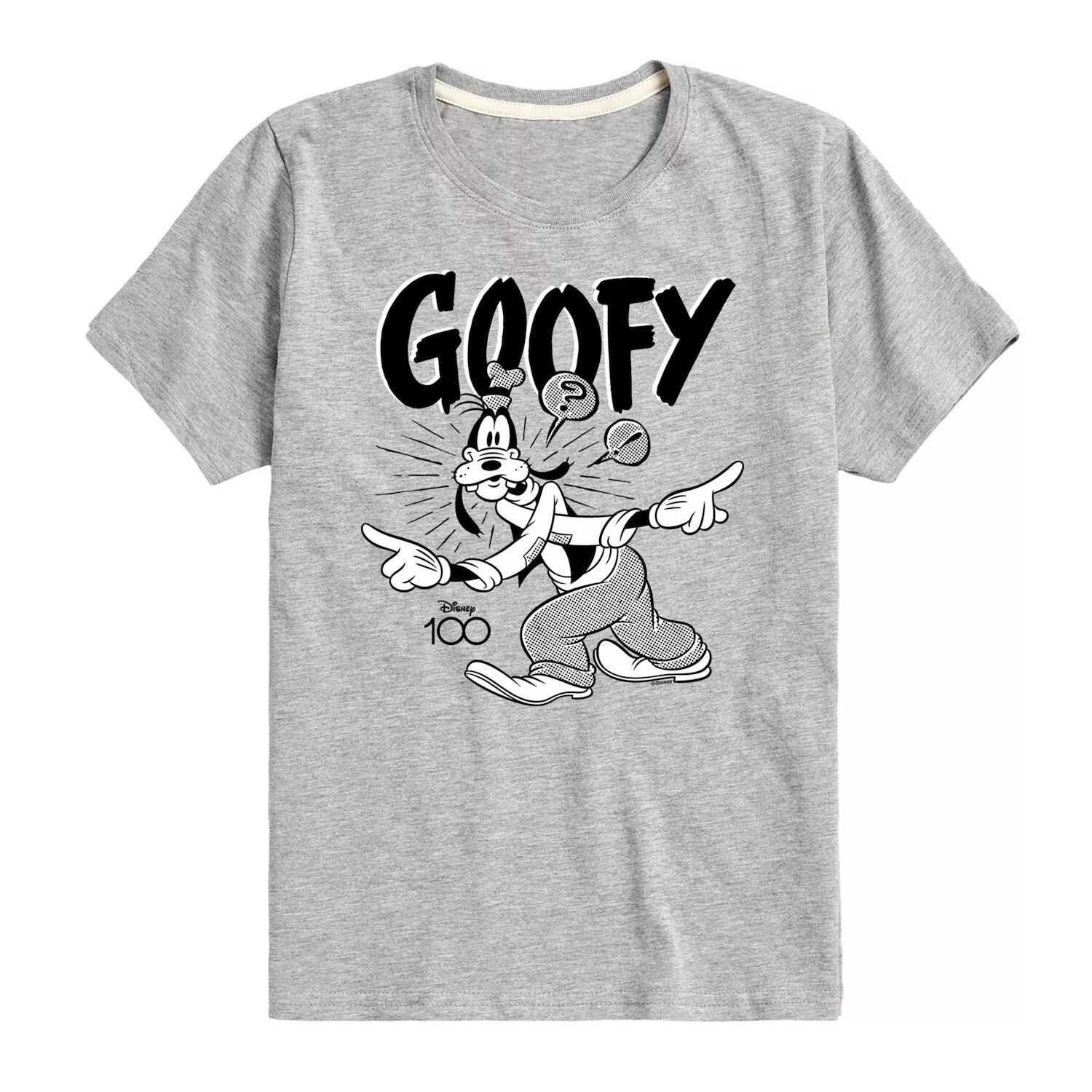 

Футболка Disney 100 с рисунком Goofy Halftone для мальчиков 8–20 лет Licensed Character