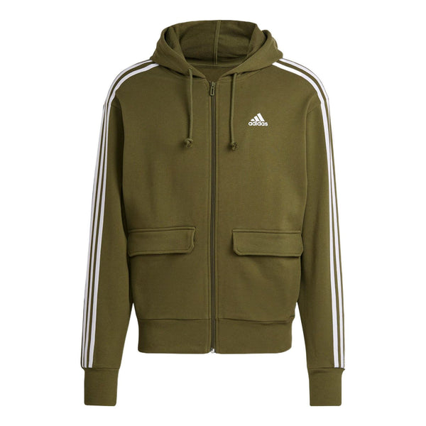 

Куртка Men's adidas Alphabet Florets Funny Printing Sports Zipper Hooded Jacket Green, мультиколор