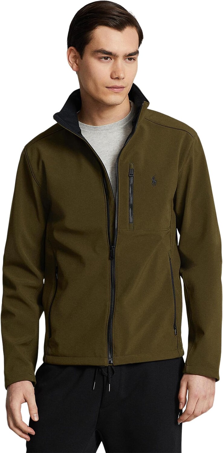 

Куртка Water-Repellant Stretch Softshell Jacket Polo Ralph Lauren, цвет Dark Loden