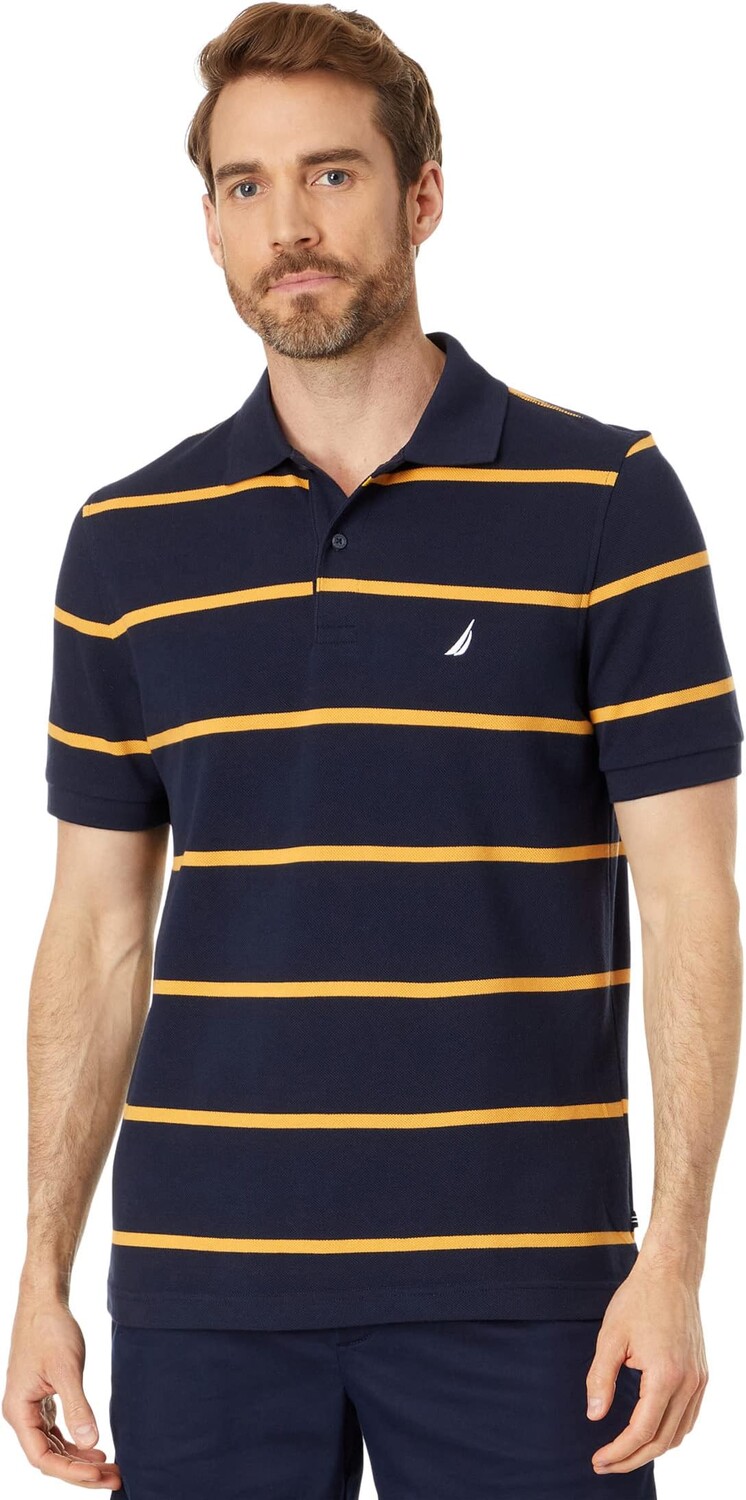 

Рубашка-поло Classic Fit Striped Deck Polo Nautica, темно-синий