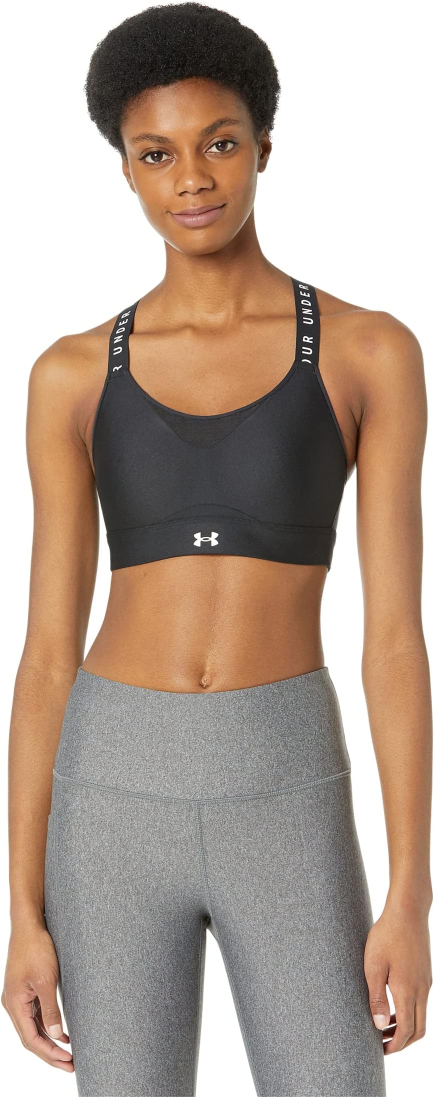 

Бюстгальтер Infinity High Under Armour, цвет Black/Black/White