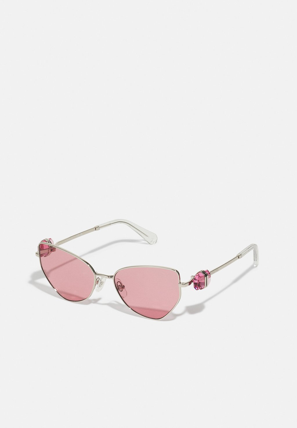 Солнцезащитные очки Swarovski, розовый солнцезащитные очки 5679531 lucent swarovski розовый