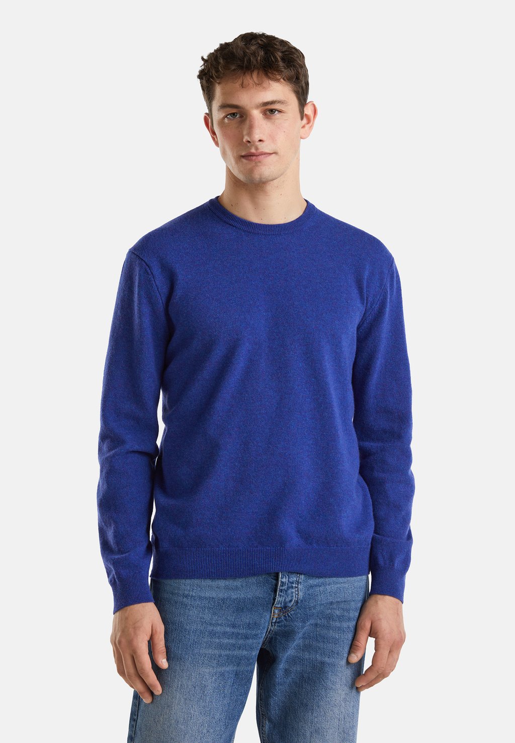 

Свитер Merino Crew Neck Strickpullover United Colors of Benetton, синий