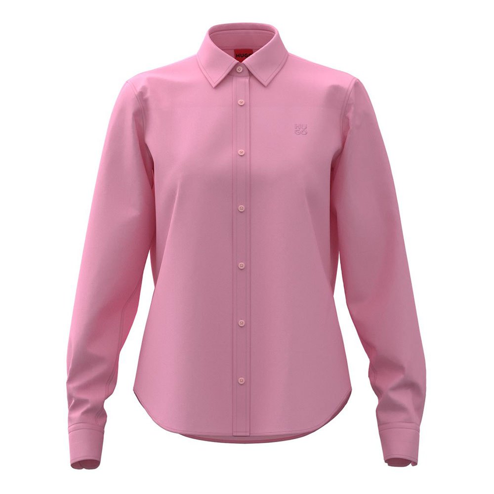 Рубашка с длинным рукавом HUGO The Essential 10251212, розовый