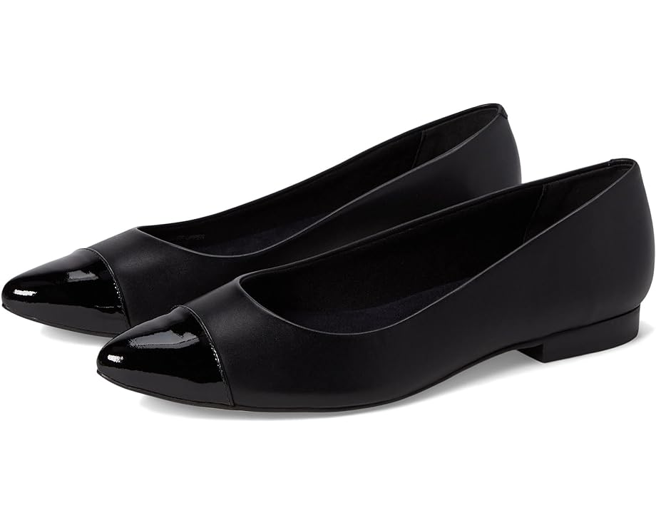 Туфли на плоской подошве Walking Cradles Remi, цвет Black Leather/Black Patent