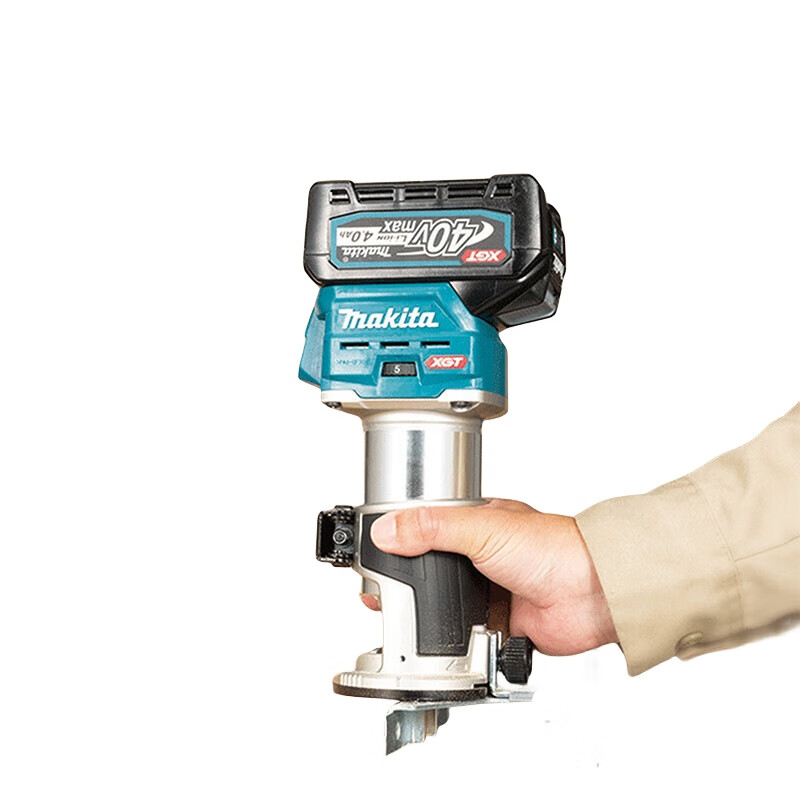 Станок для обрезки кромок Makita RT001GM202 + два аккумулятора, зарядное устройство