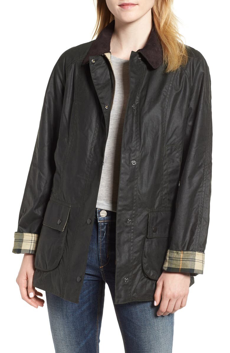 

Куртка из вощеного хлопка Beadnell BARBOUR