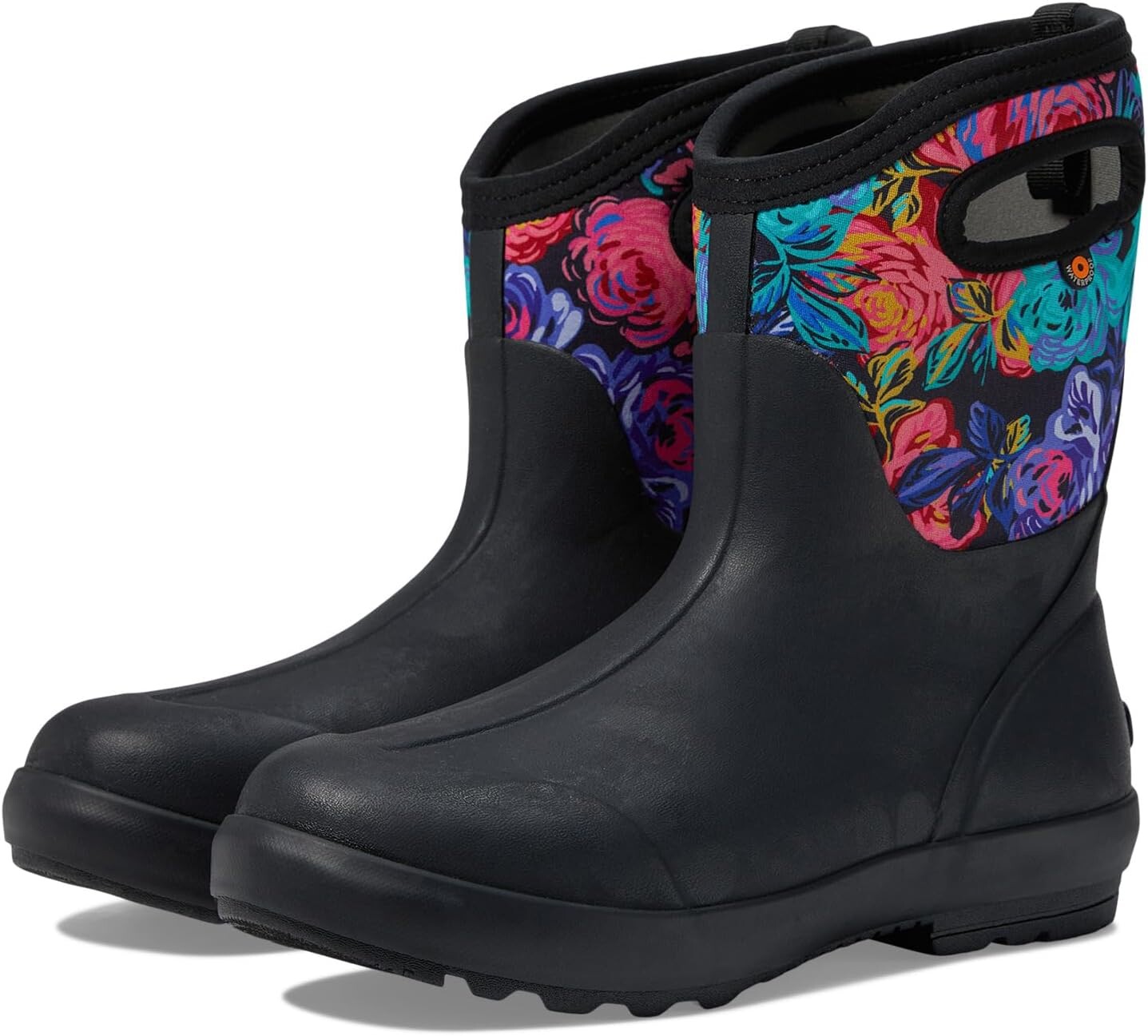 

Резиновые сапоги Classic II Mid Rose Garden Bogs, цвет Black Multi