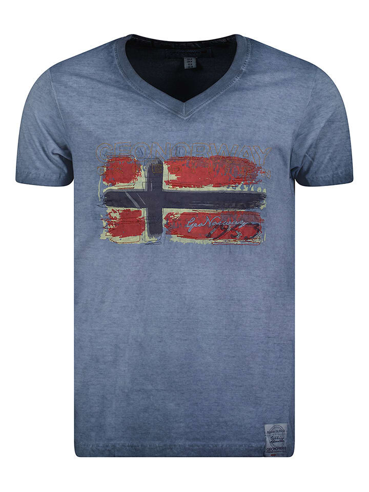 

Футболка Geographical Norway, темно-синий
