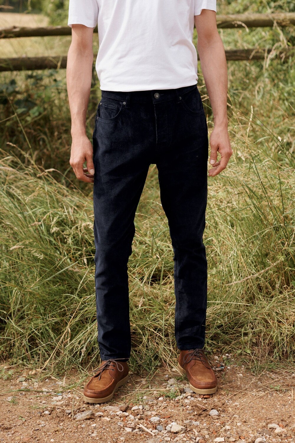 

Брюки из эластичного вельвета Jean Style Next, синий