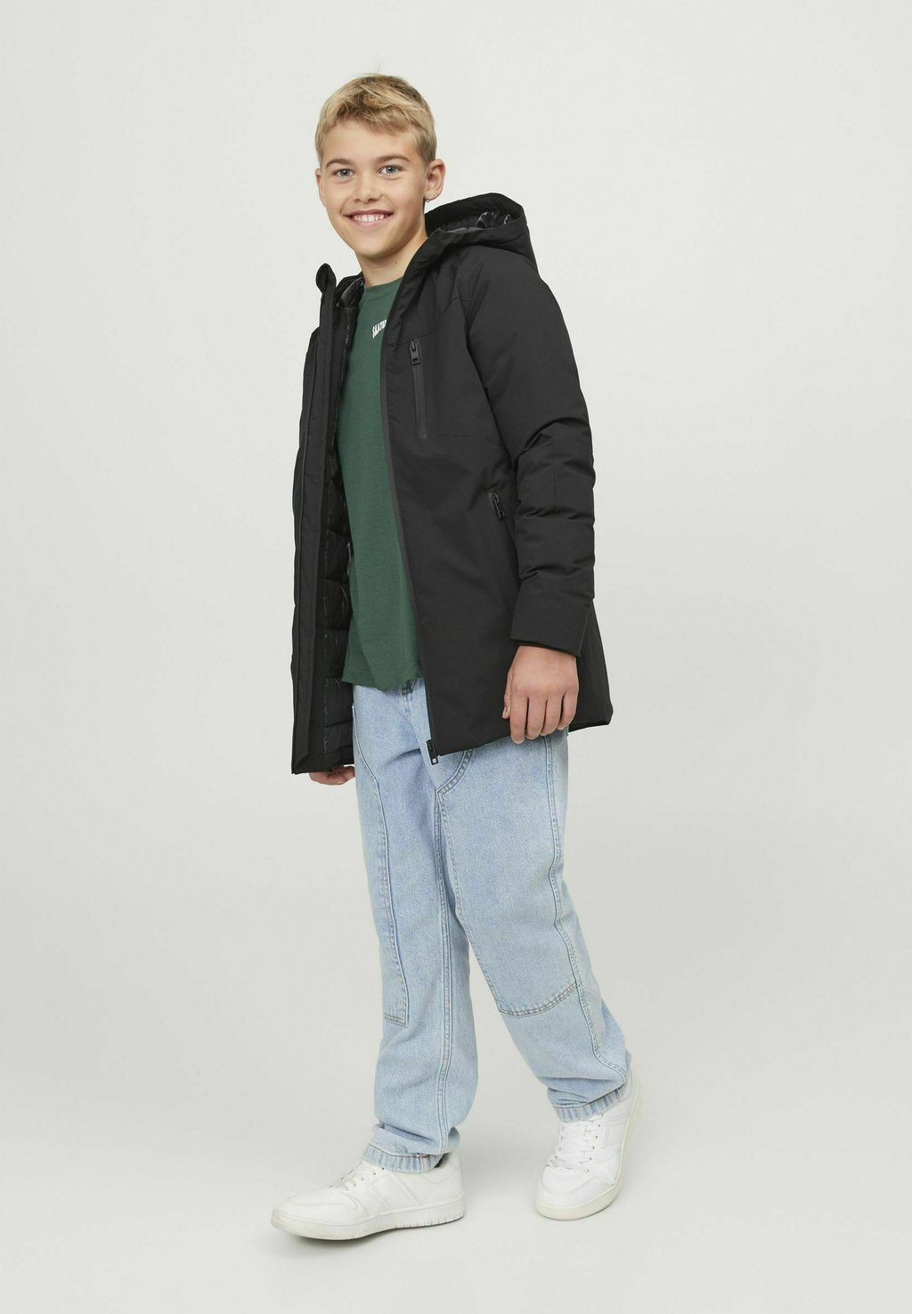 

Зимнее пальто Jack & Jones Junior, черный