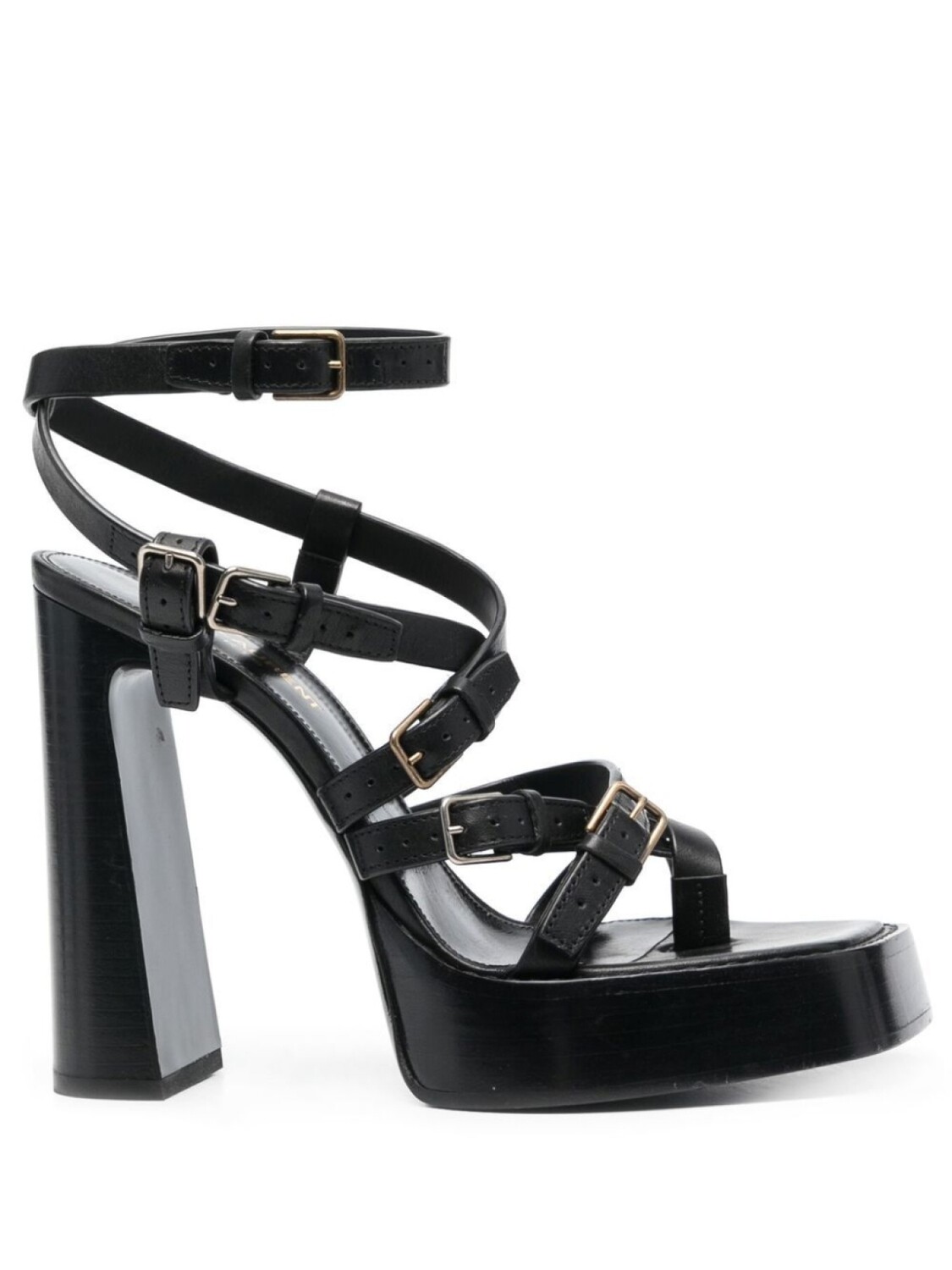 

Saint Laurent босоножки Platz 105 на платформе, черный
