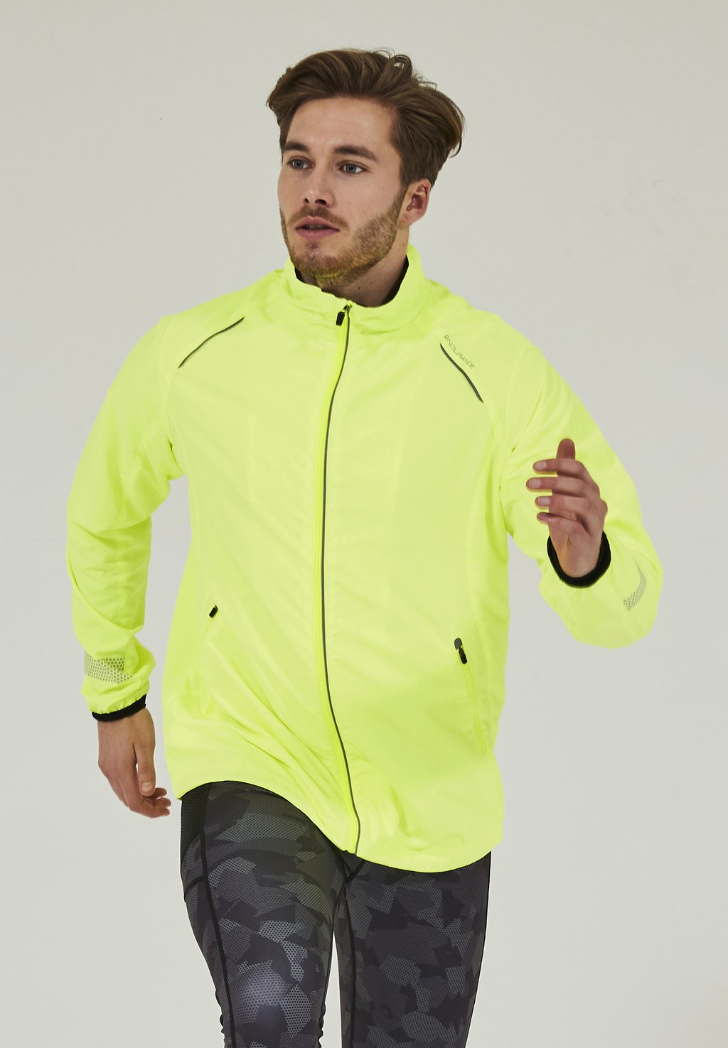 Куртка тренировочная EARLINGTON Endurance, цвет neon yellow тренировочная куртка endurance linas цвет schwarz