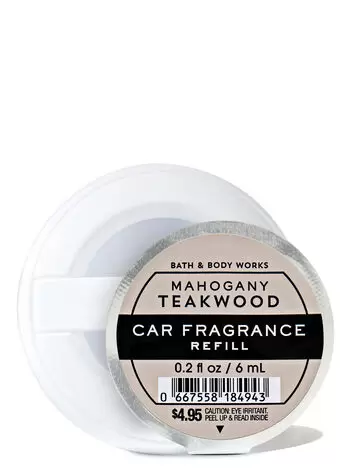 

Ароматизатор для автомобиля Mahogany Teakwood, 0.2 fl oz / 6 mL, Bath and Body Works