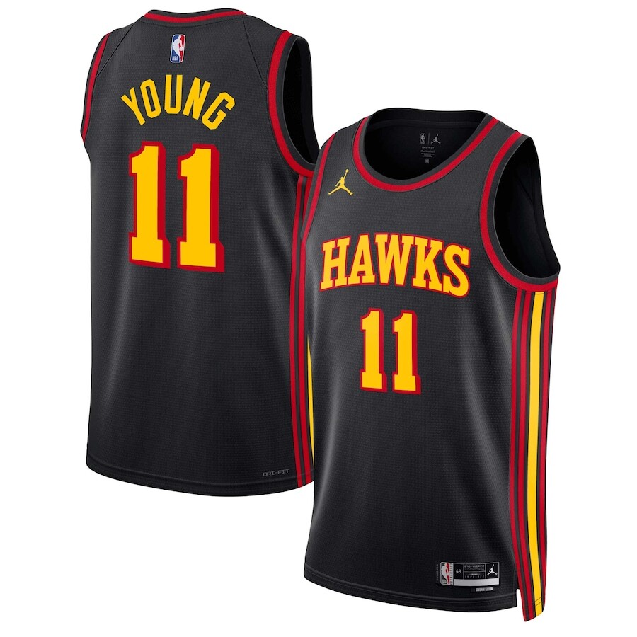 

Джерси Jordan Brand Atlanta Hawks, черный