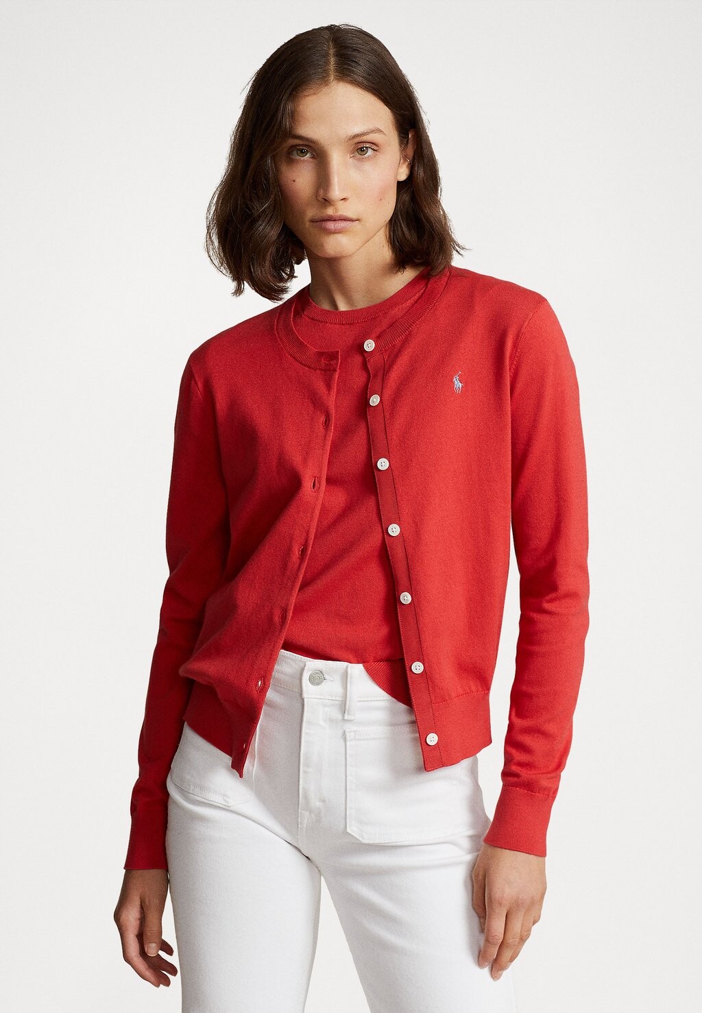 

Кардиган Polo Ralph Lauren КАРДИГАН С ДЛИННЫМ РУКАВОМ, красный