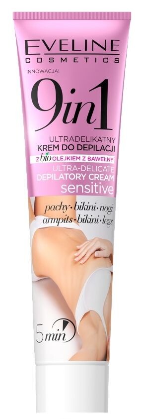 

Крем для депиляции Eveline Sensitive 9w1, 125 мл