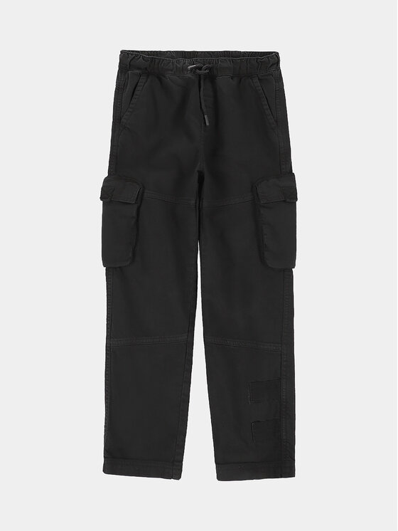 Тканевые брюки стандартного кроя Coccodrillo, черный