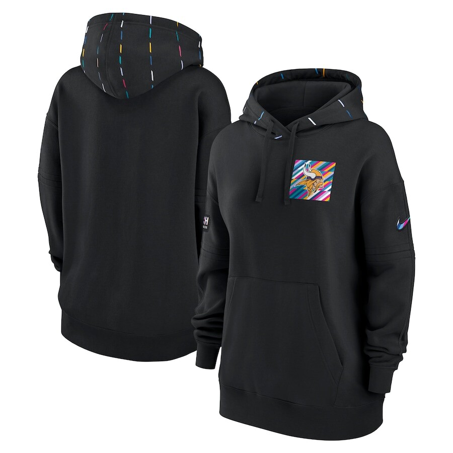 

Пуловер с капюшоном Nike Minnesota Vikings, черный