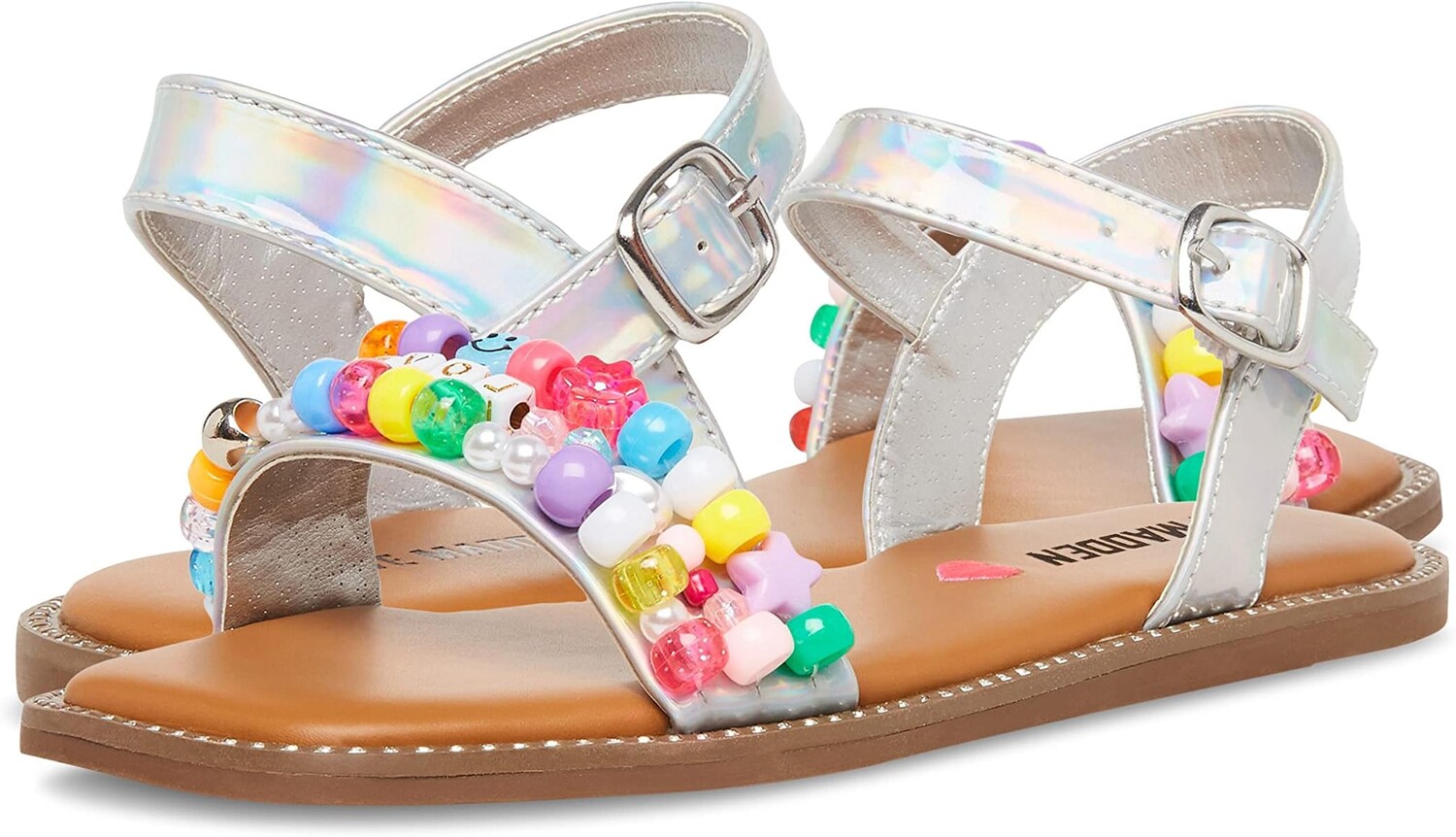 

Сандалии на плоской подошве Pattie Steve Madden, цвет Silver