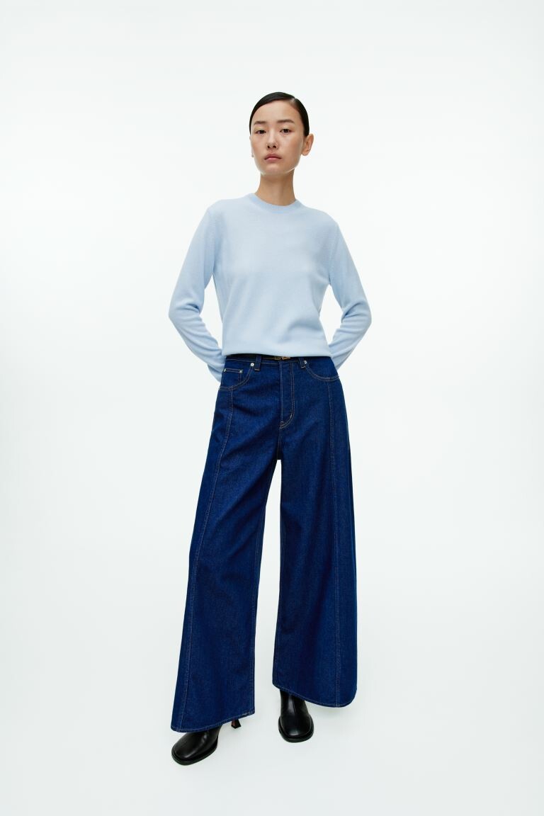 

Свитер из смесового кашемира H&M, синий