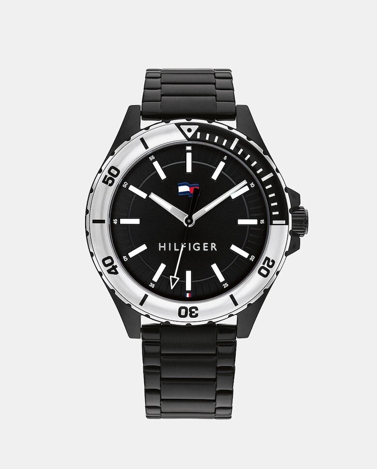 

Logan 1792014 черные стальные мужские часы Tommy Hilfiger, черный
