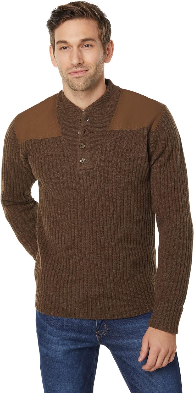 

Свитер Commando Fatigue Henley L.L.Bean, цвет Deep Woods Green Heather
