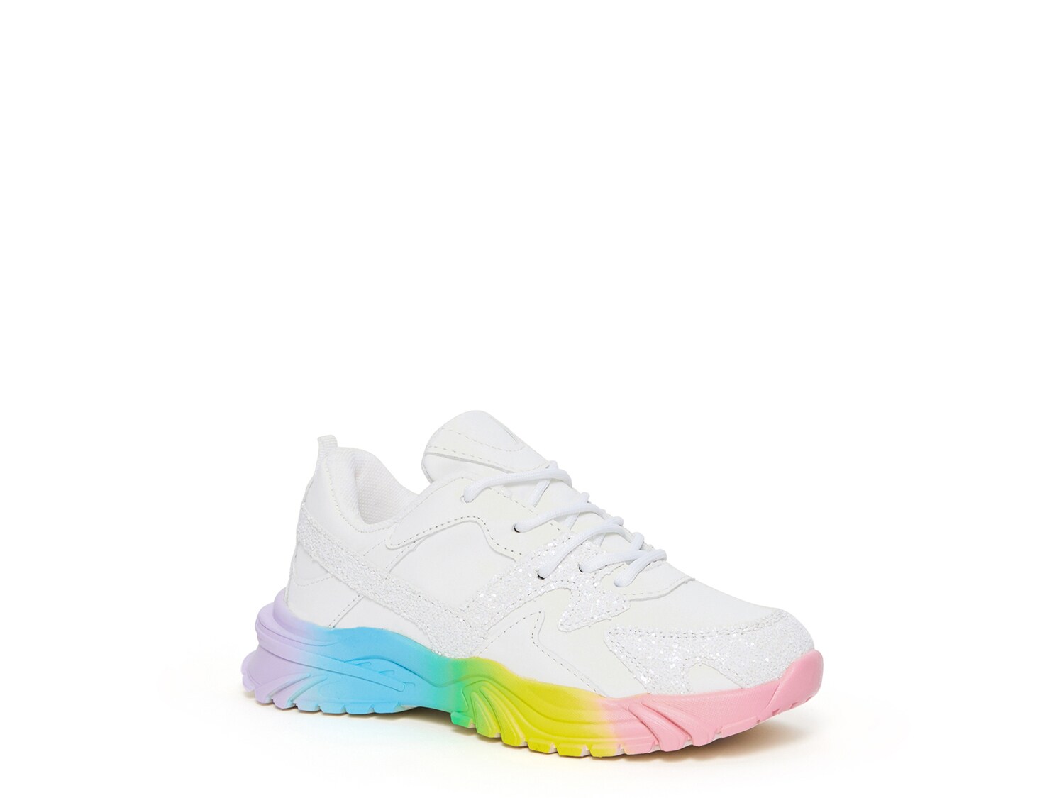 Кроссовки детские FabKids Rainbow Sole, белый