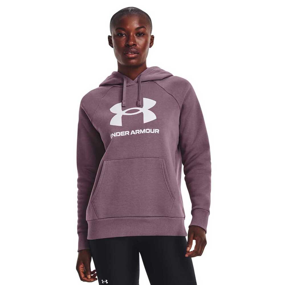 

Худи Under Armour Rival Fleece Big Logo, фиолетовый