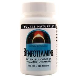 Source Naturals Бенфотиамин (150 мг) 120 таблеток