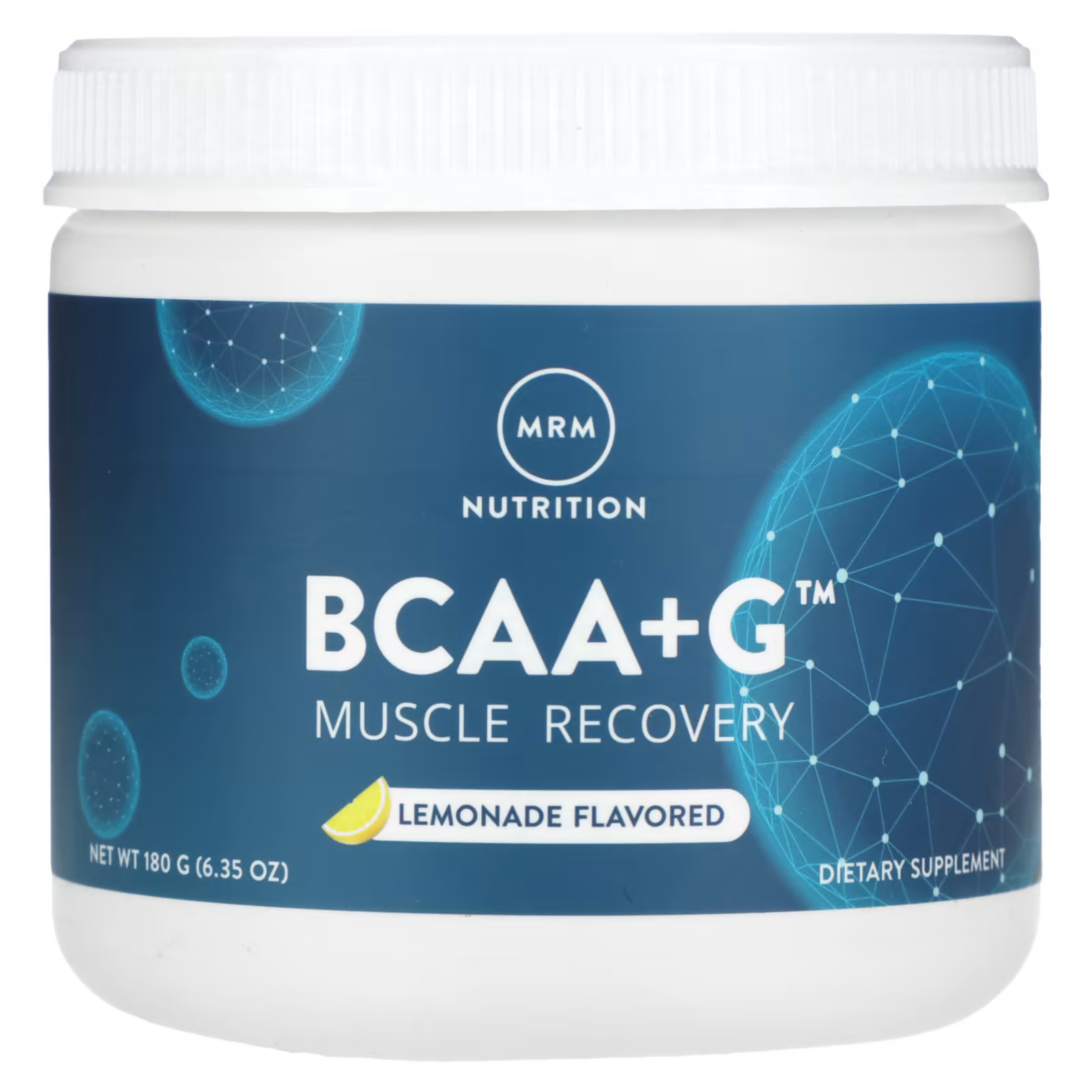 Лимонад MRM Nutrition BCAA+G для восстановления мышц, 180 г mrm bcaa g 6000 150 капсул