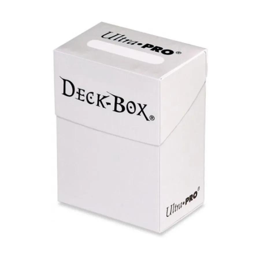 

Коробка для колоды - сплошной белый, Deck Boxes - Solid Color (Ultra Pro)