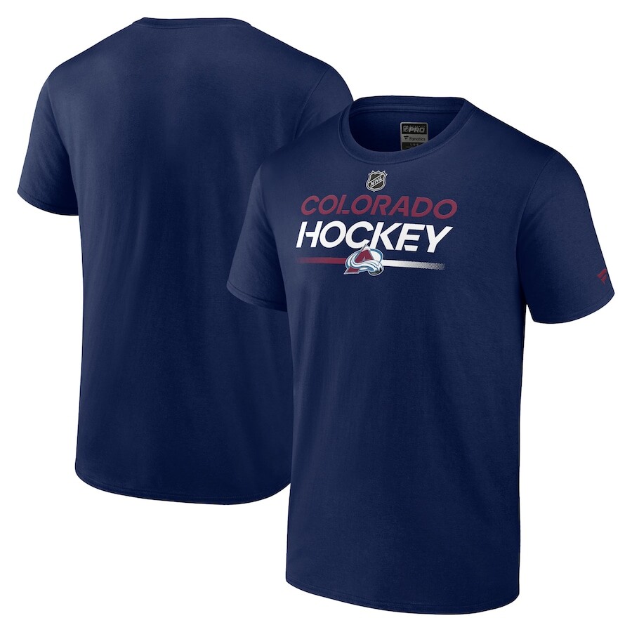 

Футболка с коротким рукавом Fanatics Branded Colorado Avalanche, нави