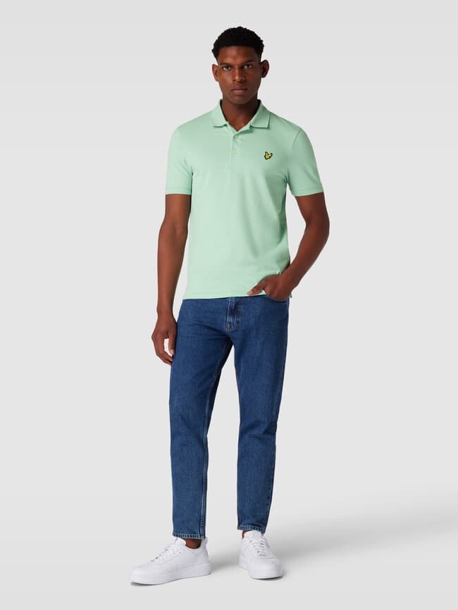 

Рубашка-поло с нашивкой-логотипом Lyle & Scott, мятный, Зеленый